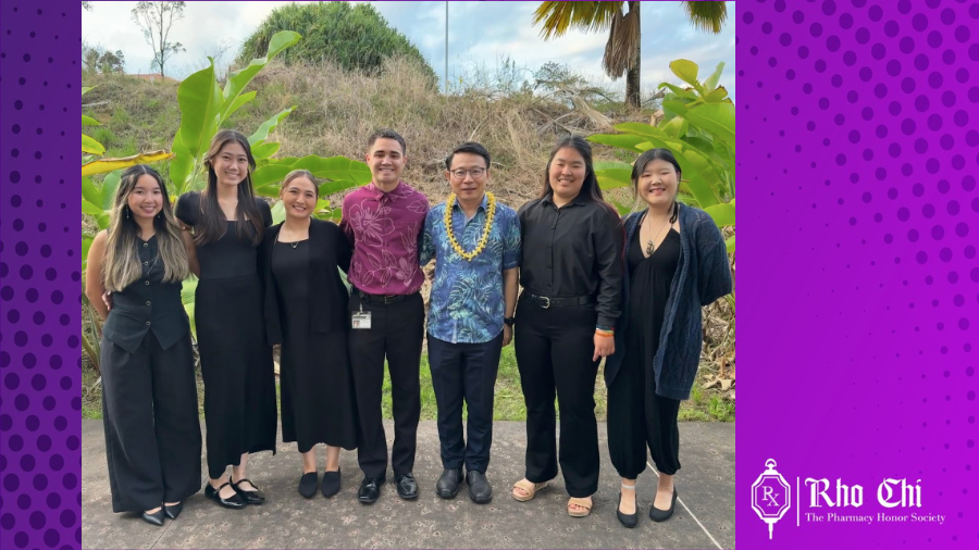 Students inducted into Rho Chi Society