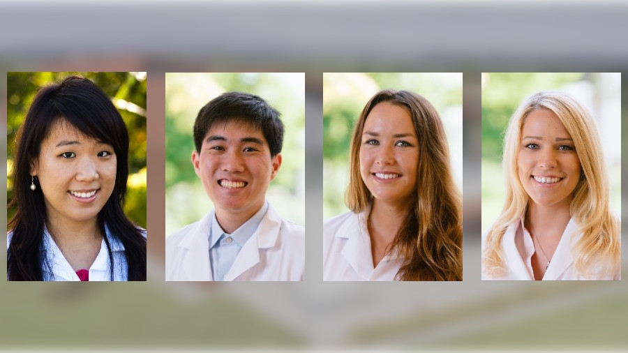 From left: Dr. Edwina Leung, Dr. Nicholas Tsoi, Dr. Rachel Randall, Dr. Kelsey Noetzelmann