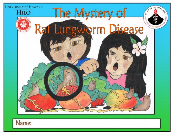 The Myster of Rat Lungworm Disease activity book cover